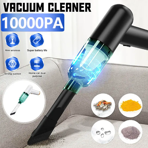 PLX-HVC-ortable Handheld Vacuum Cleaner 10000Pa Cordless Mini Vacuum for Car, Office & Home Use