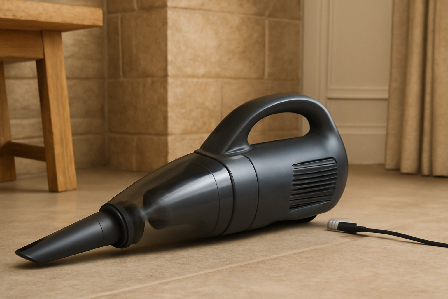 Mini Handheld Vacuum Cleaner – Corded High-Suction Compact Vac for Crumbs, Dust, and Tight SpacesJ11