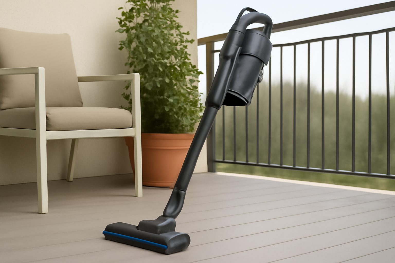 J14 Modern Cordless Balcony Vacuum Cleaner  – Lightweight and Modern Cleaner for Outdoor Use