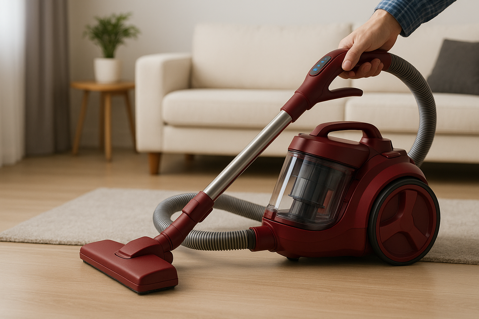 J1 High Suction Quiet Vacuum Cleaner for Home | Multi-Surface Portable Wet Dry Vacuum with Large Capacity & HEPA Filter