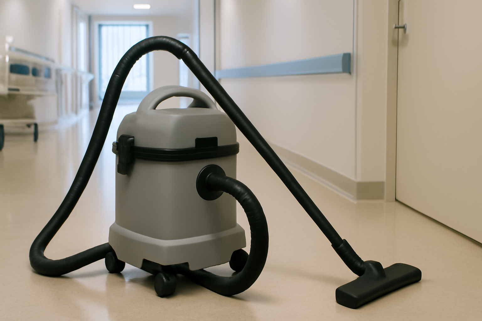 Medical-Grade Wet & Dry Vacuum Cleaner for Hospitals – High Suction, Low Noise, Sterile Cleaning Machine for Medical Environments J1
