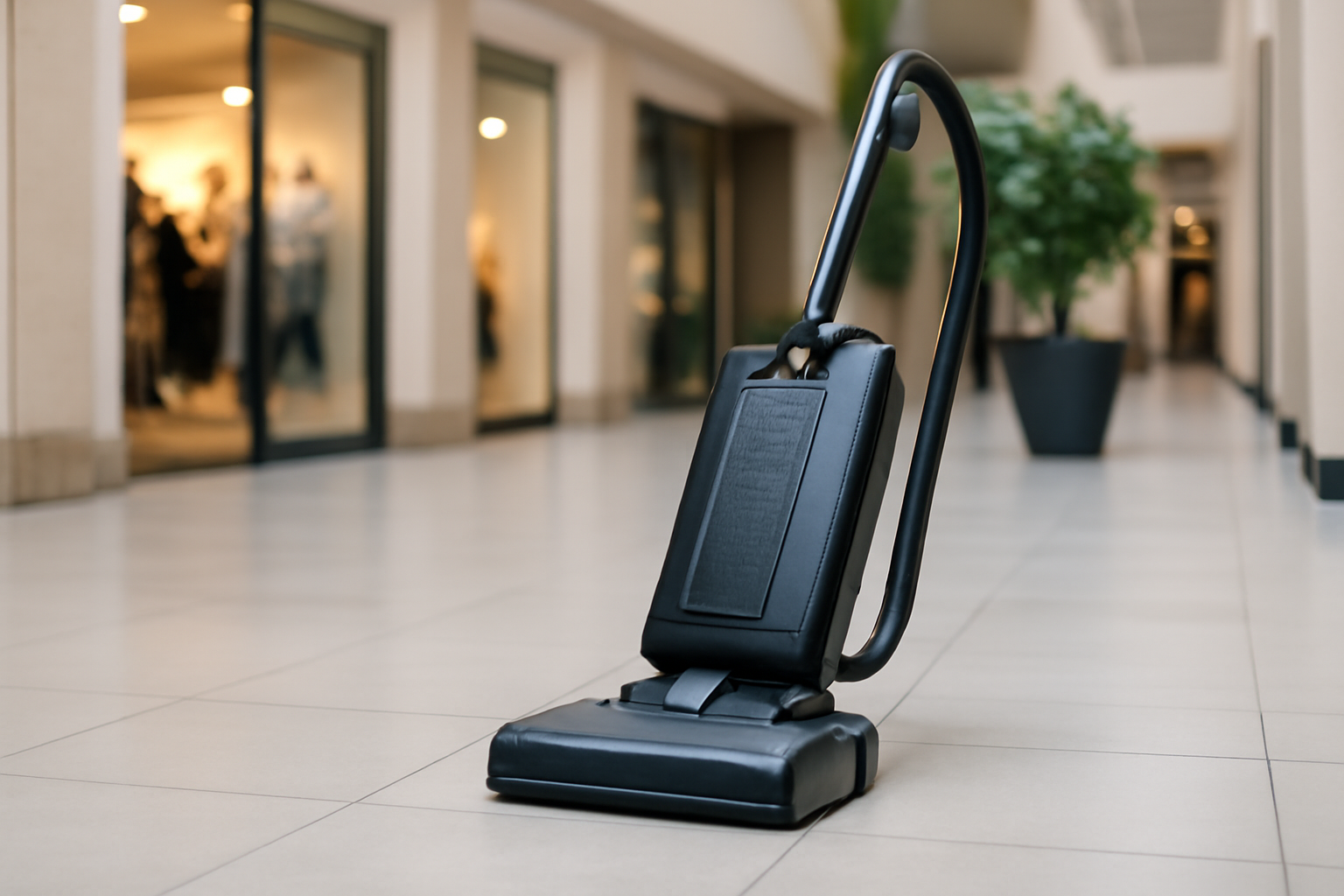 Commercial Upright Vacuum Cleaner for Shopping Malls - Heavy-Duty Floor Cleaning Equipment J1