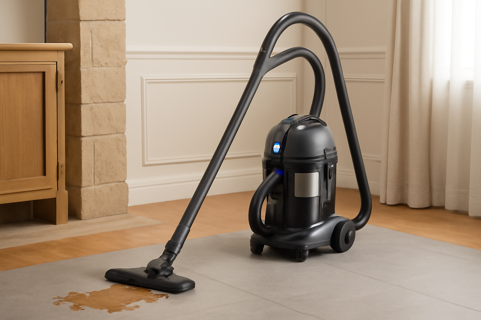 Wet and Dry Canister Vacuum Cleaner – Heavy-Duty Dual-Use Floor Cleaner with Powerful Suction for Home, Garage, Workshop & Industrial UseJ4