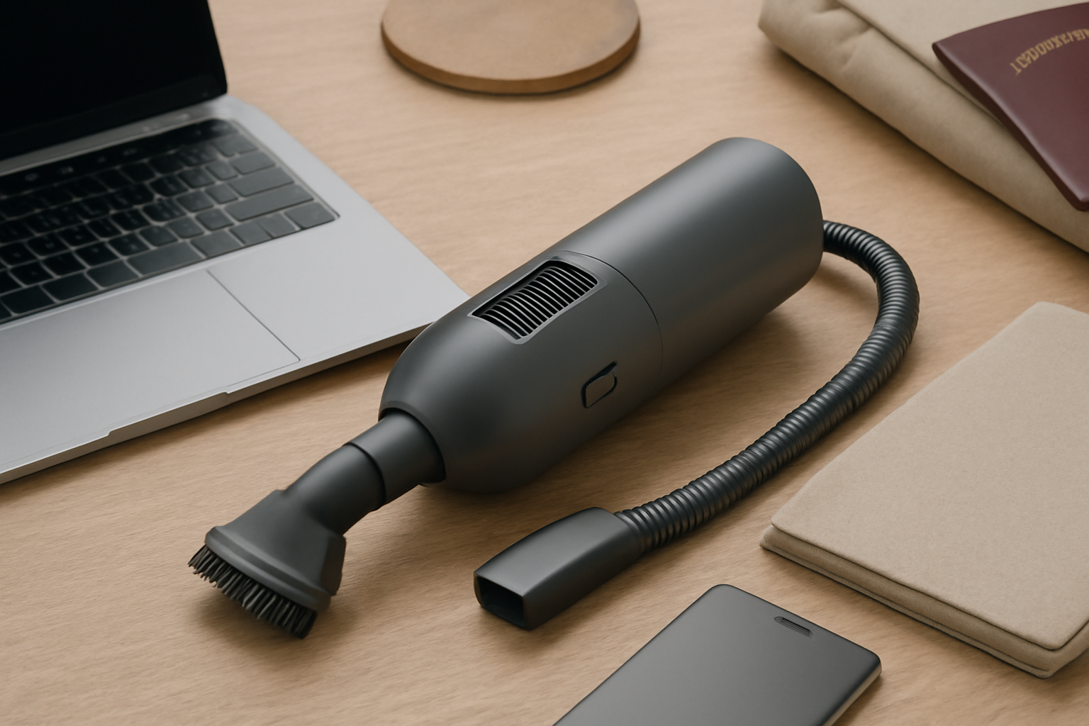 J5 Mini Cordless Vacuum Cleaner | Compact Travel Vacuum for Digital Nomads & Workspaces