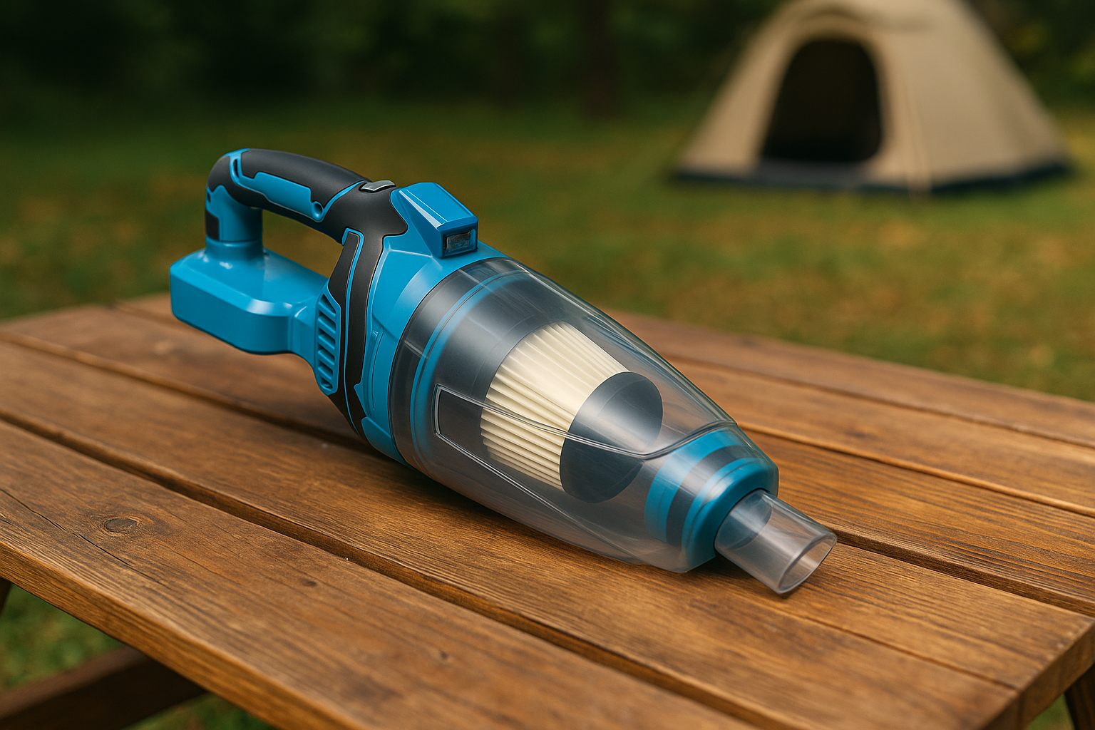 J10 Cordless Outdoor Handheld Vacuum | Portable Travel Cleaner for Camping & Car | Rechargeable with HEPA Filter