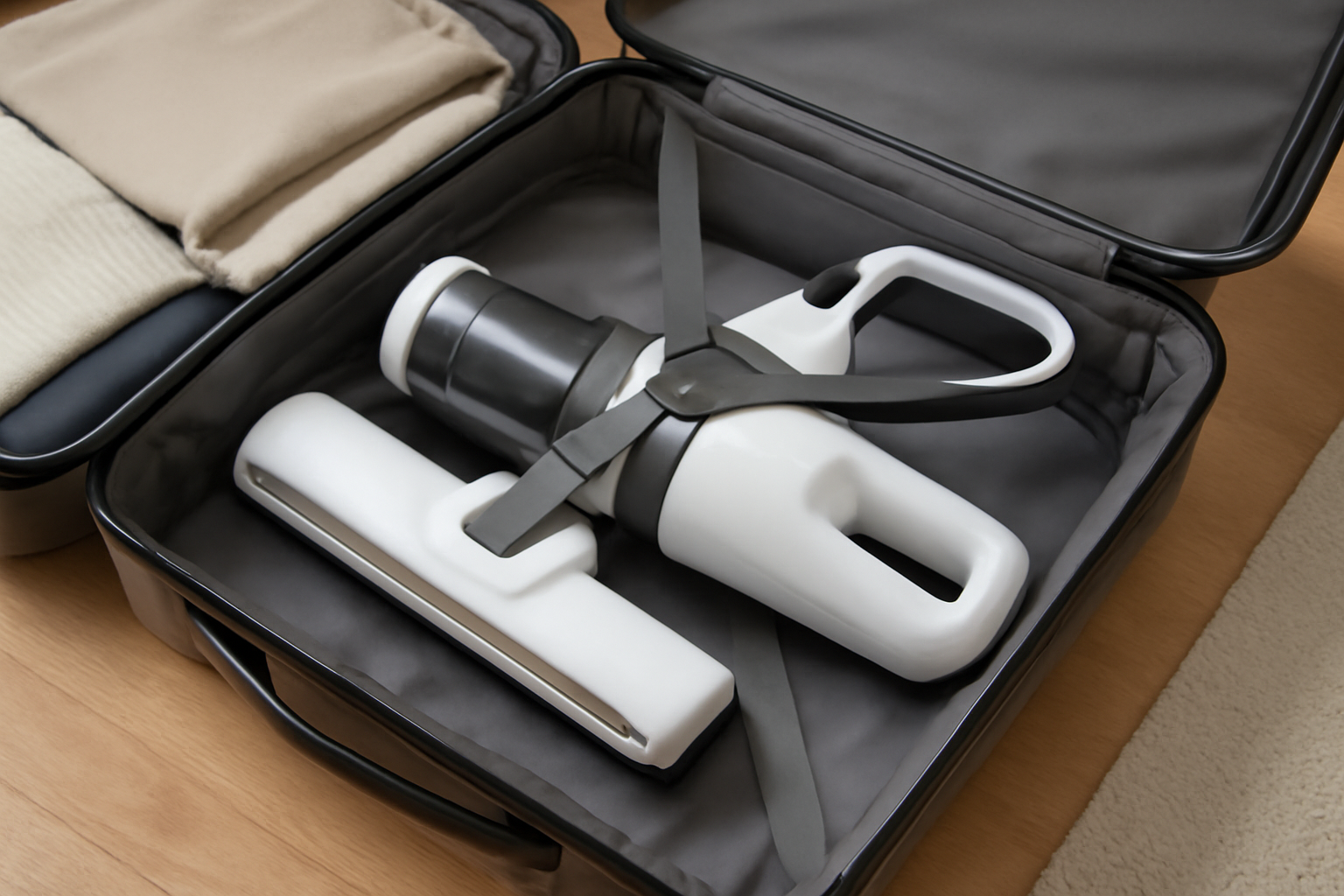 J2 Mini Cordless Handheld Vacuum for Travel – USB Rechargeable with HEPA Filter