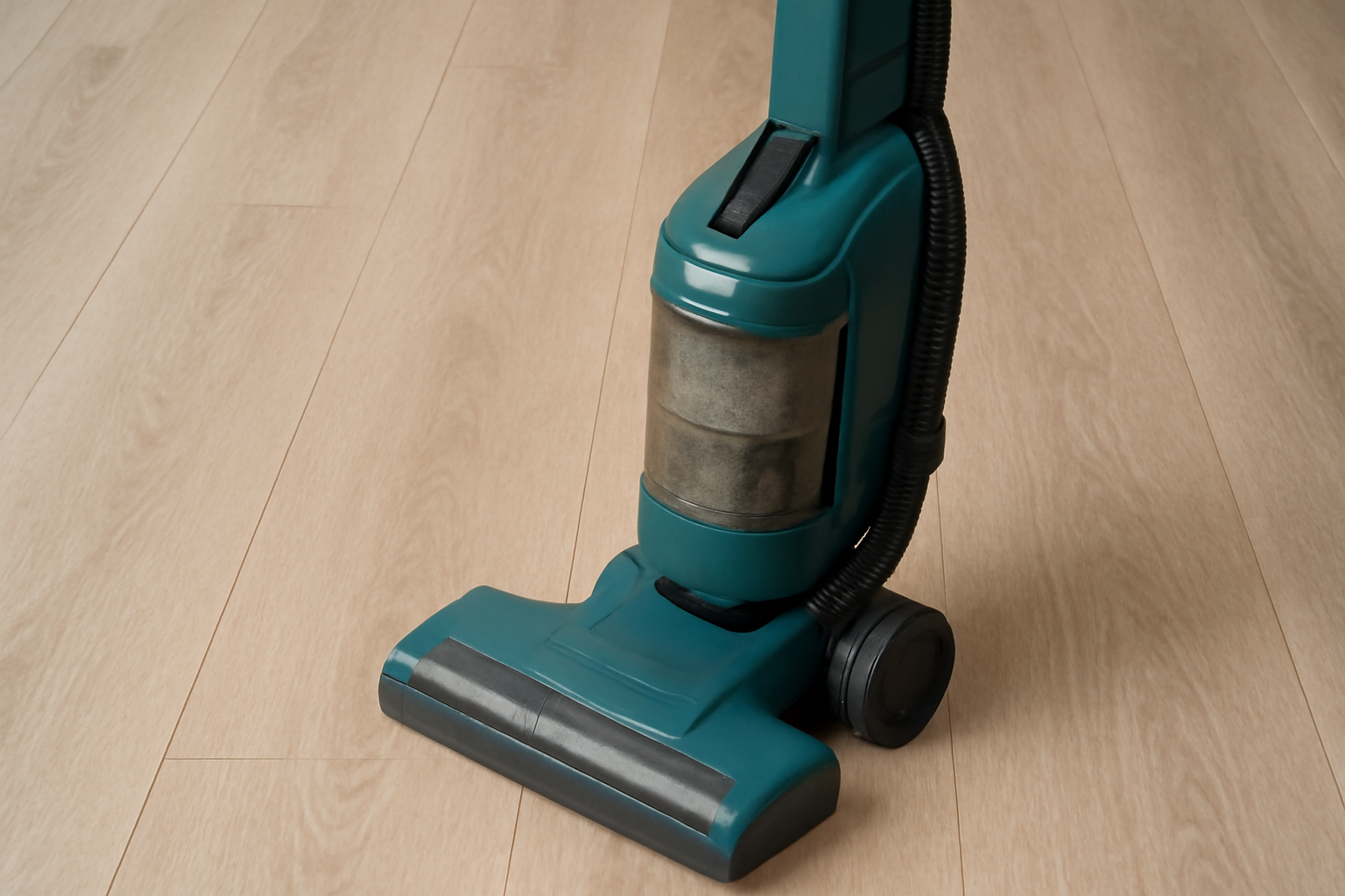 K12 Upright Vacuum Cleaner – Teal Bagless Design with Transparent Dustbin | lanxstar