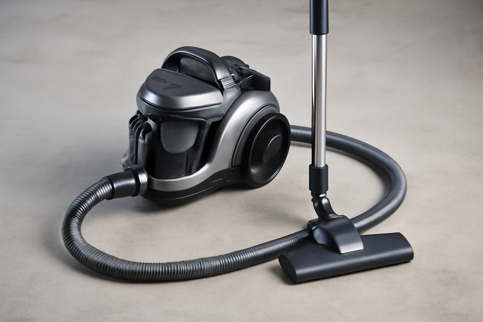 High Suction Multi-Functional Canister Vacuum Cleaner - Quiet, Portable & Energy-Efficient
