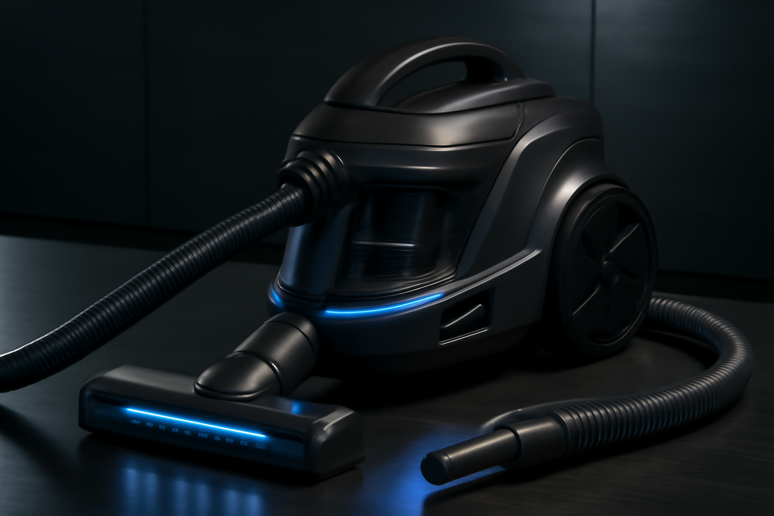 Smart Sensor-Controlled Canister Vacuum Cleaner with LED Display – Ultra Quiet, Powerful & Stylish