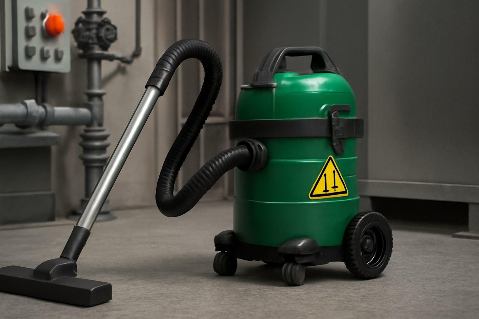 Y10 Heavy-Duty Stainless Steel Canister Vacuum Cleaner for Liquid & Dust – Industrial Wet & Dry Shop Floor Vacuum