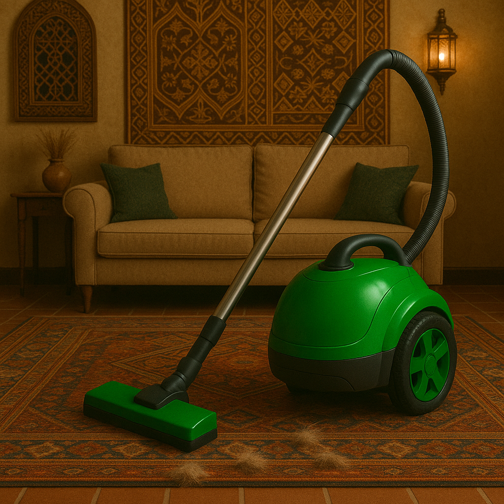 Y11 Pet-Friendly Quiet Vacuum Cleaner – Black Low-Noise Barrel Design for Sensitive Dogs and Cats