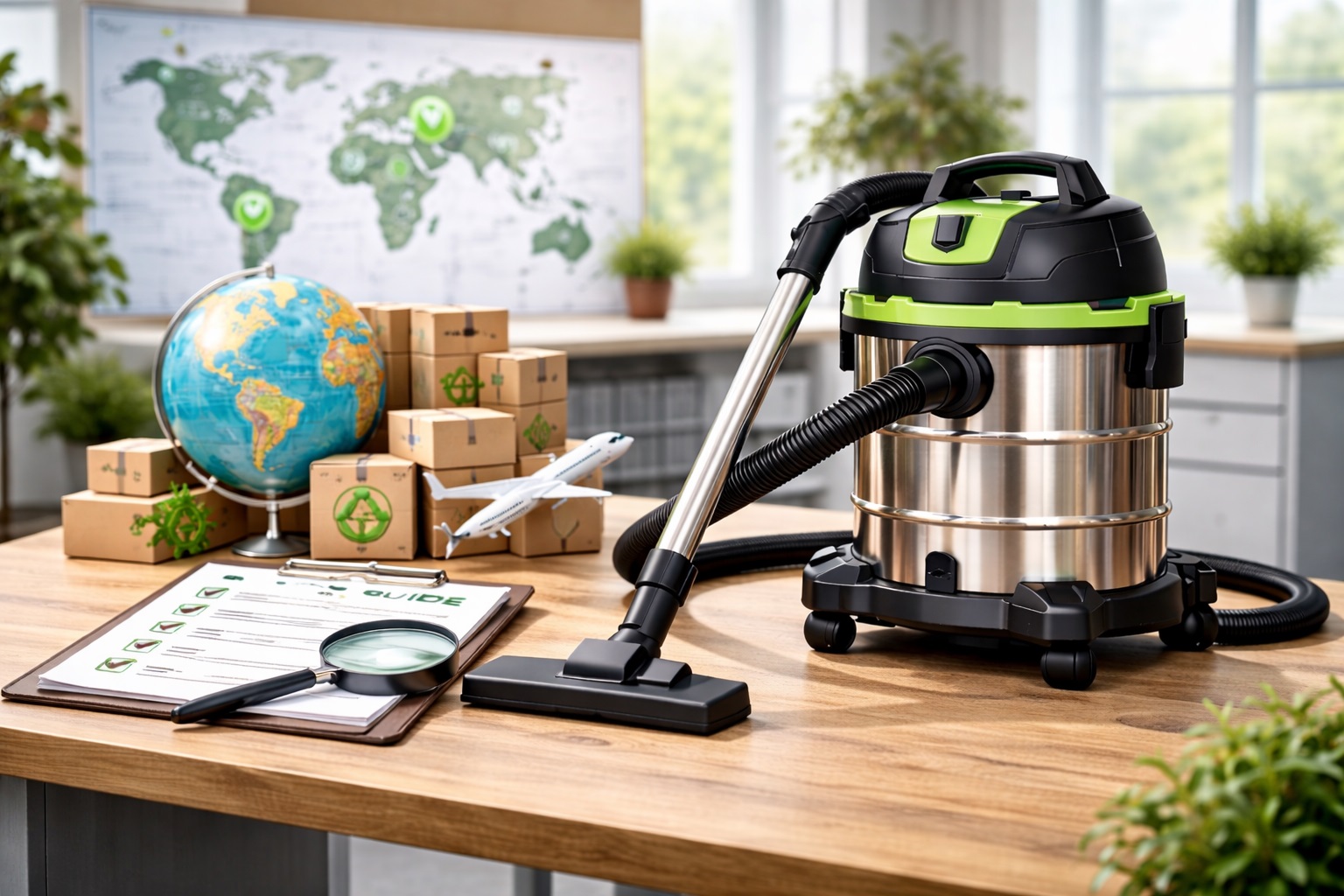 Global Export Barrel Vacuum – Commercial-Grade Stainless Steel Cleaner