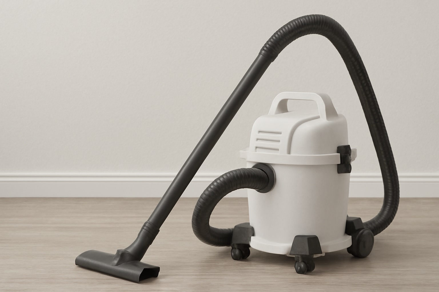 Y13 Compact White Dry Barrel Vacuum Cleaner with Lightweight Design for Quick Daily Cleaning