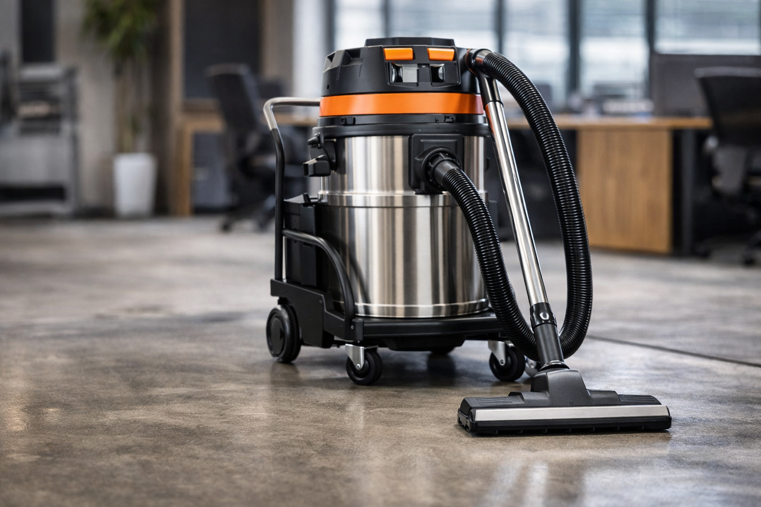 Commercial Wet Dry Vacuum Cleaner Industrial Stainless Steel Heavy Duty Shop Vacuum