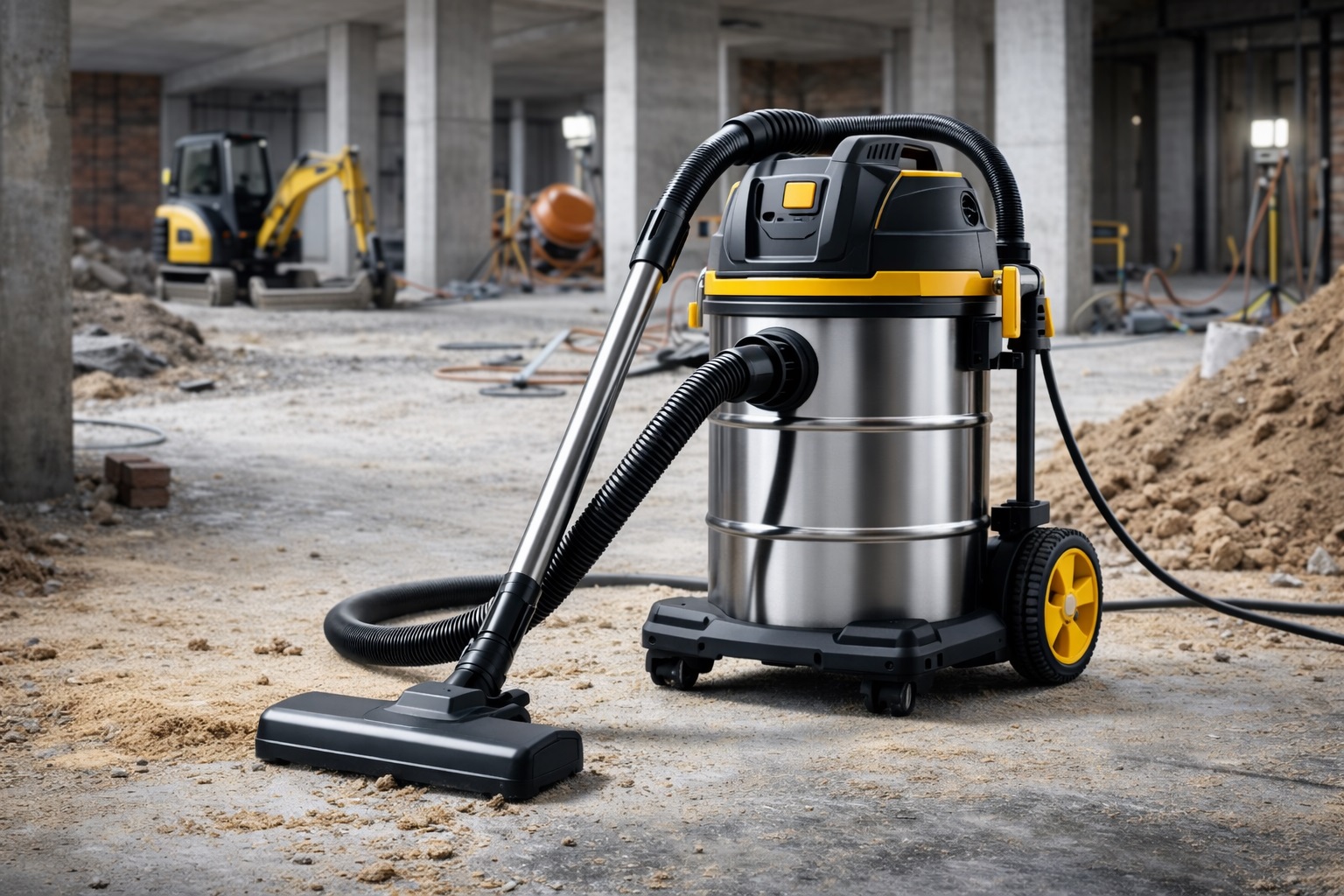 Industrial Wet and Dry Vacuum Cleaner – Heavy Duty Wet Dry Vacuum France Manufacturer