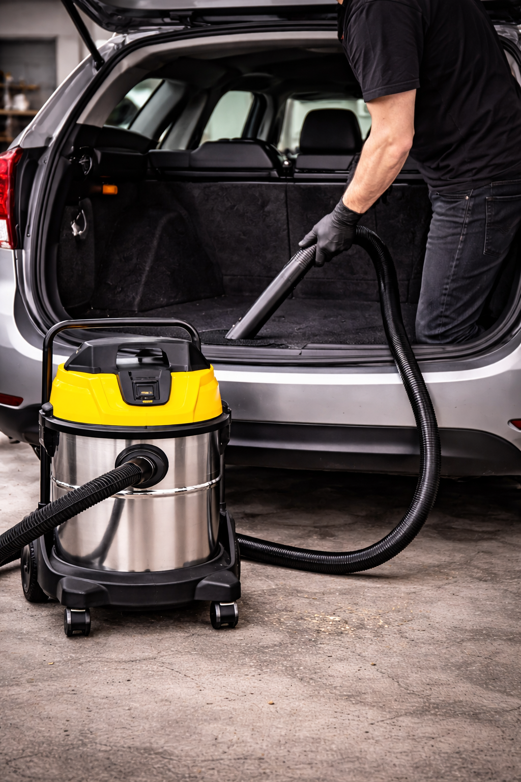 Professional Car Detailing Wet Dry Vacuum Cleaner – High Suction Auto Interior Cleaning
