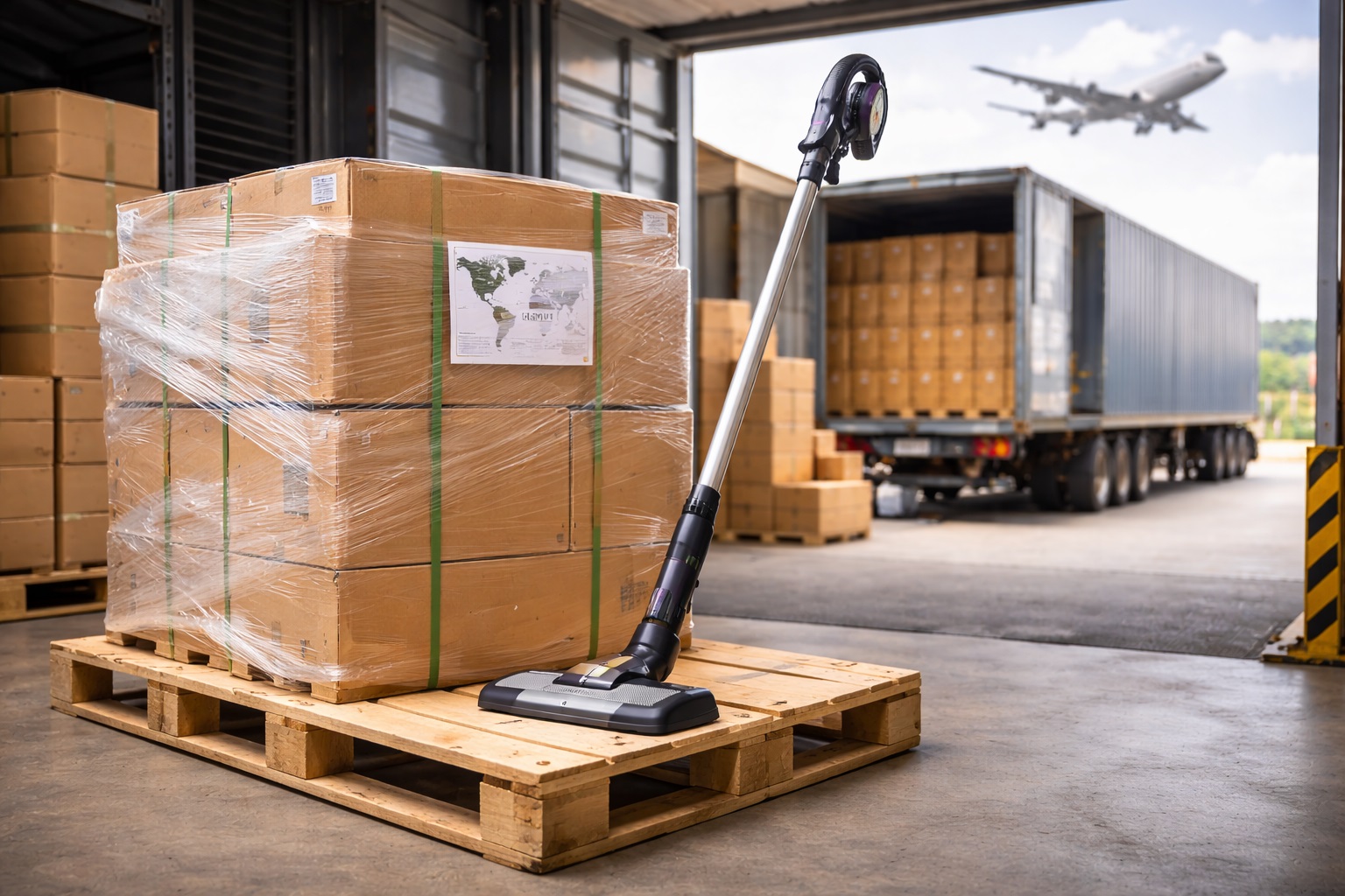 Cordless Stick Vacuum Cleaner – Lightweight Rechargeable Model for Global Export & Warehouse Use