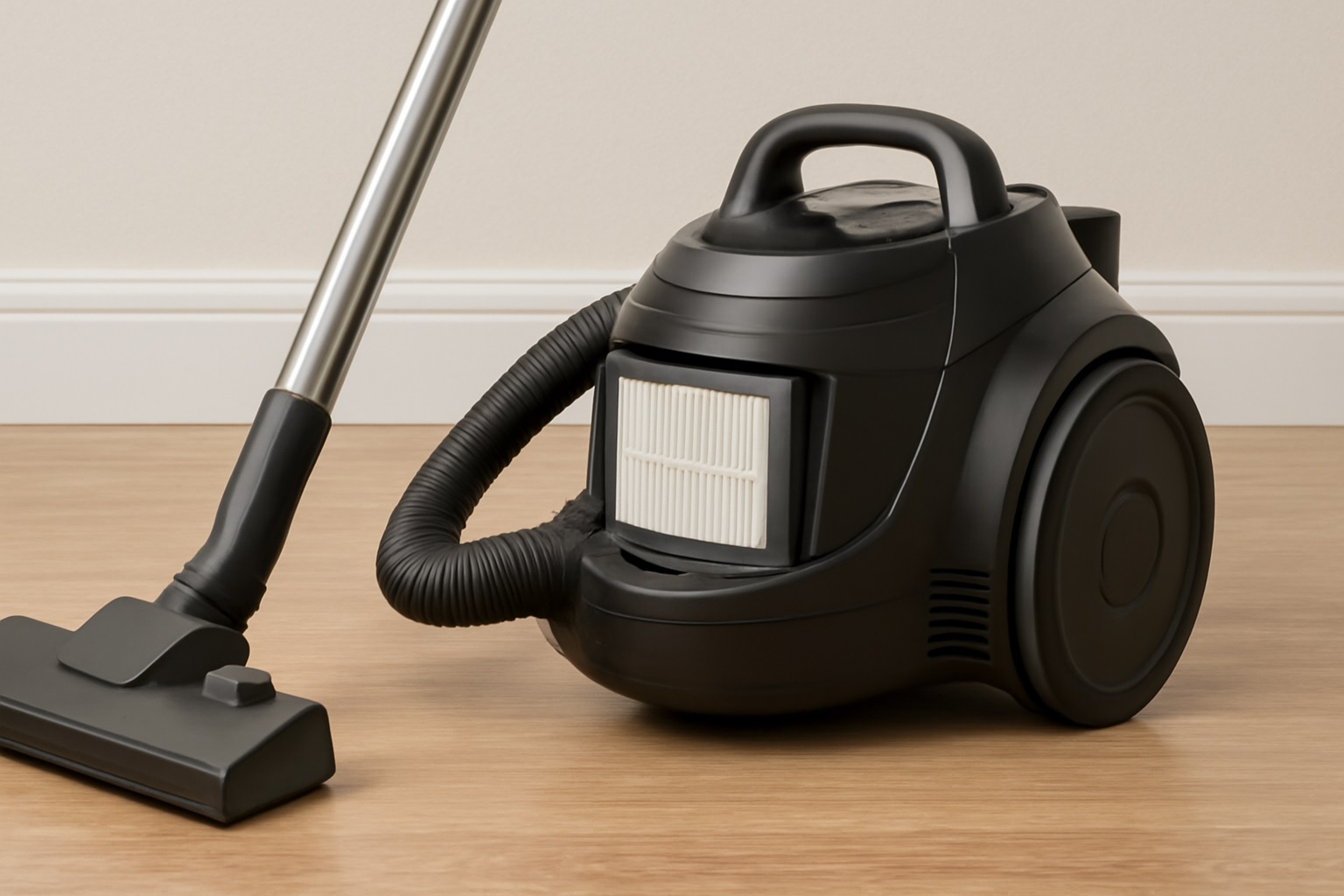 Allergy-Safe Canister Vacuum Cleaner | High-Efficiency Filtration for Home Air Quality