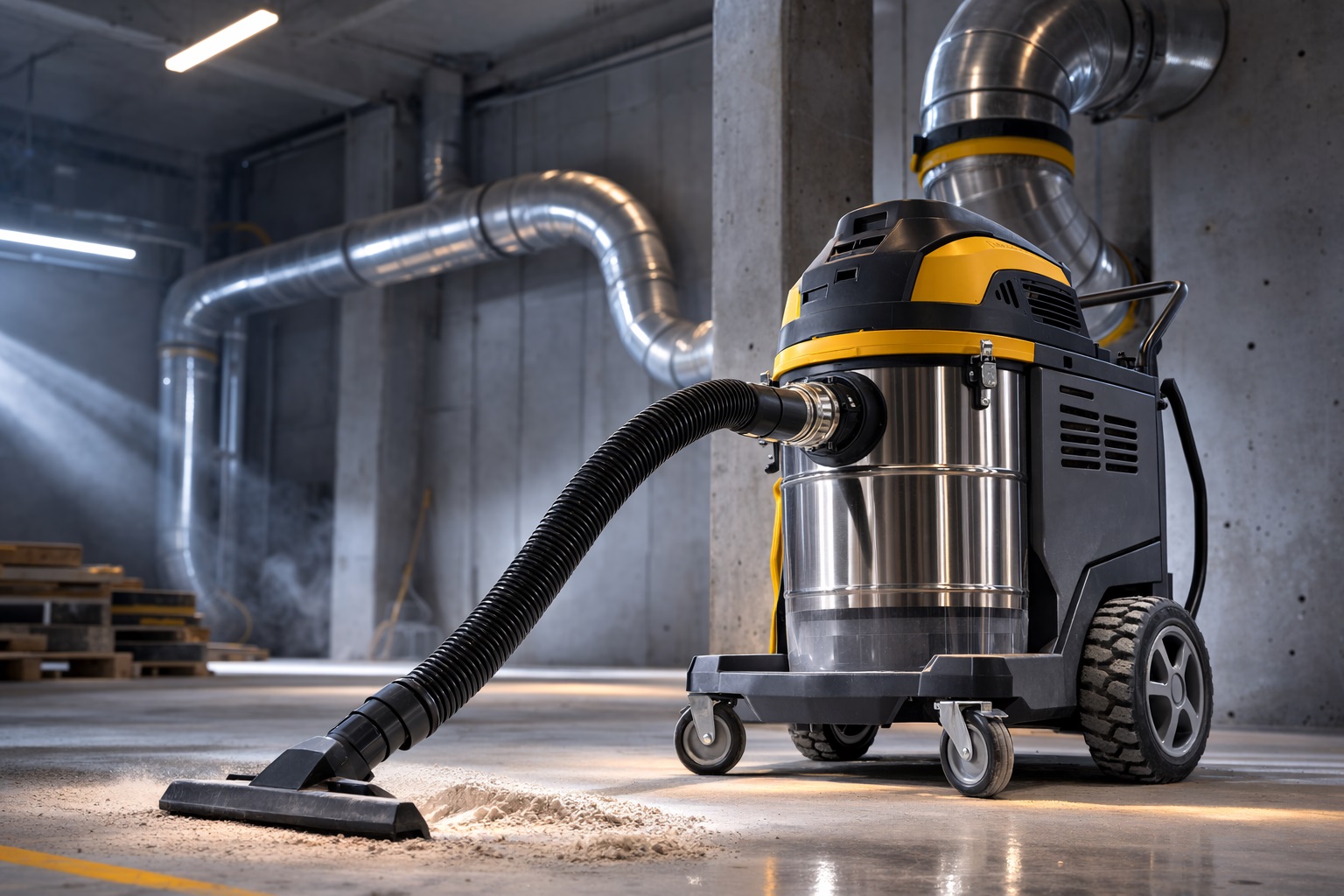 Industrial Dust Extraction System | Portable Industrial Dust Extractor for Construction Sites