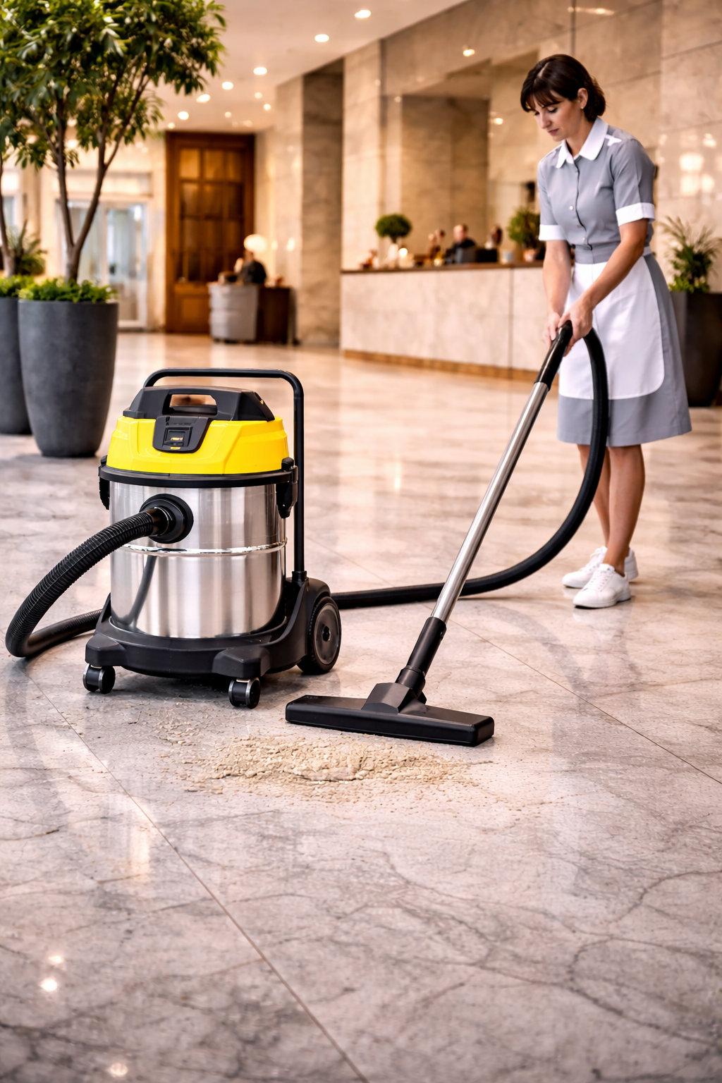 Commercial Lobby Wet Dry Vacuum Cleaner – Ideal for Hotels & Public Areas