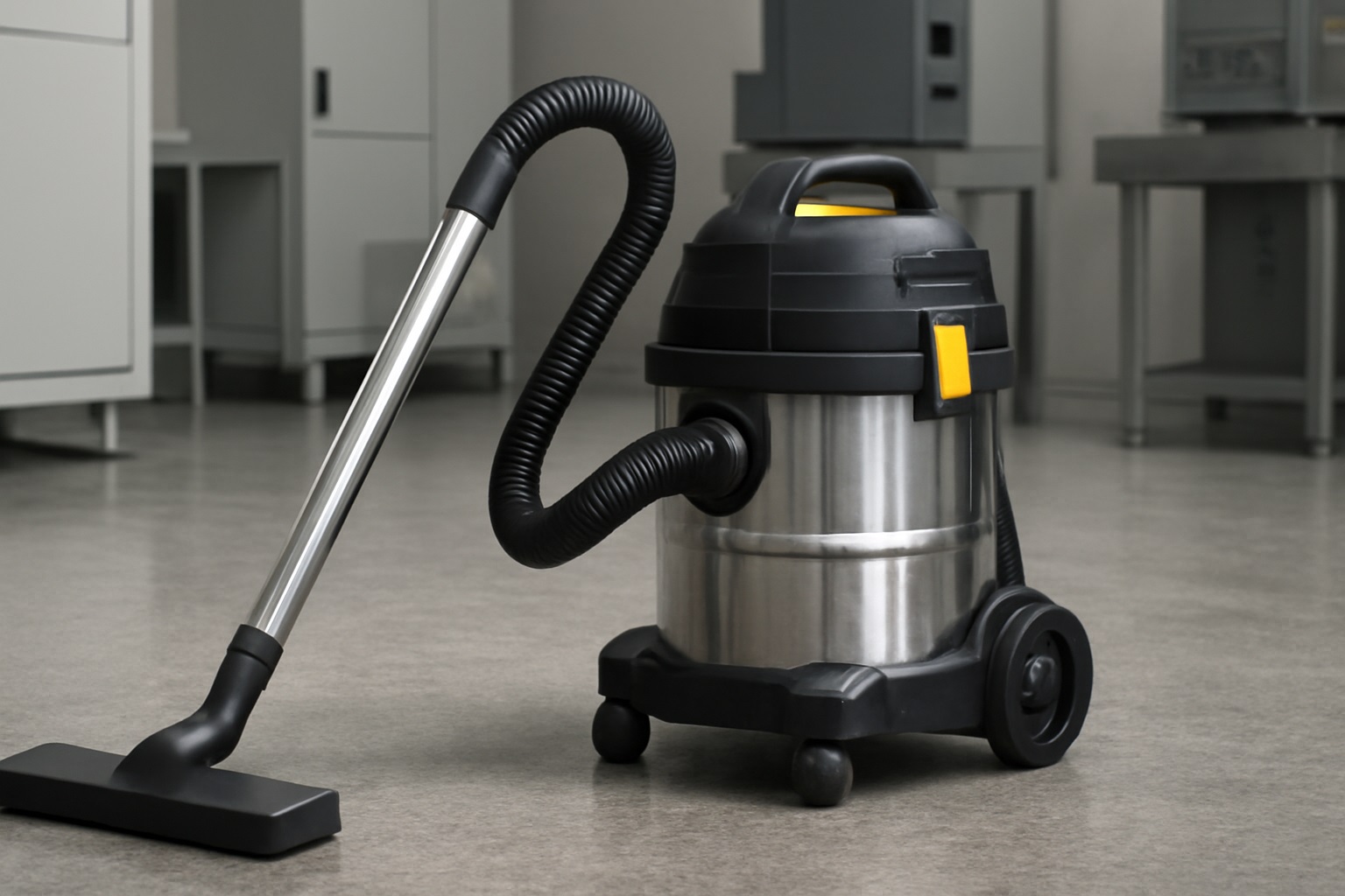 Y9 Stainless Steel Wet & Dry Industrial Canister Vacuum  Liquid & Dust Dual‑Mode Cleaning Machine