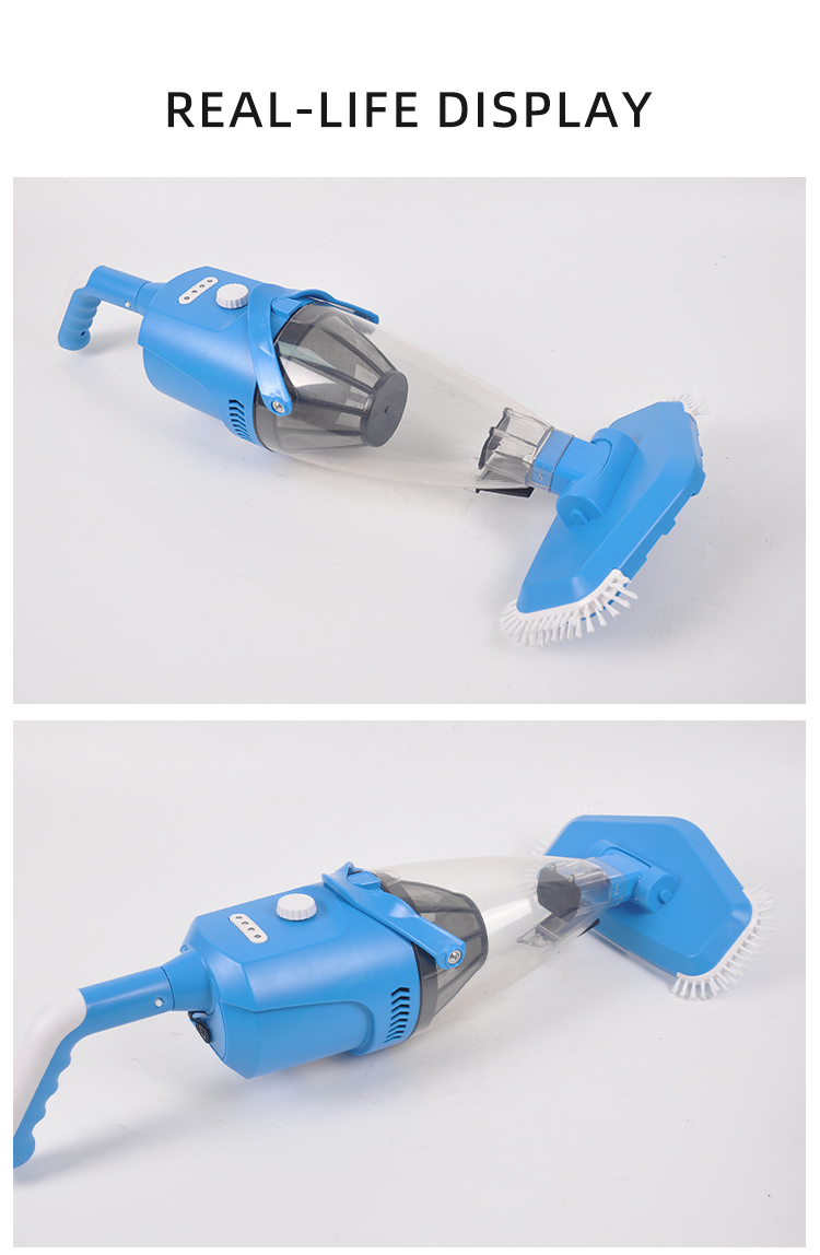 LX-SPHC-P18B Lightweight Blue Handheld Vacuum High Volume & High Efficiency Pool Cleaning Tool & Accessory for Swimming Pools