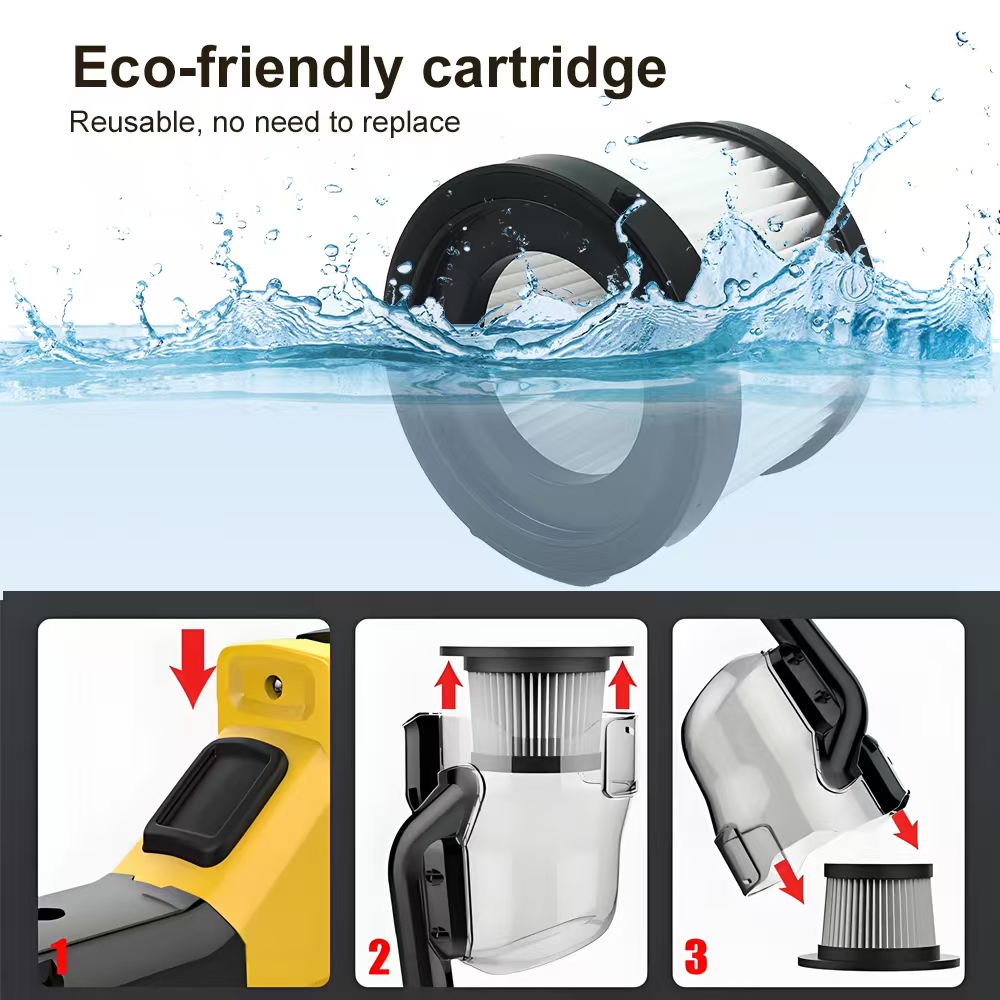 LX-HVC-SH350 Li-ion Cordless Handheld Vacuum Cleaner, Powerful Multi-purpose Wireless Cleaner