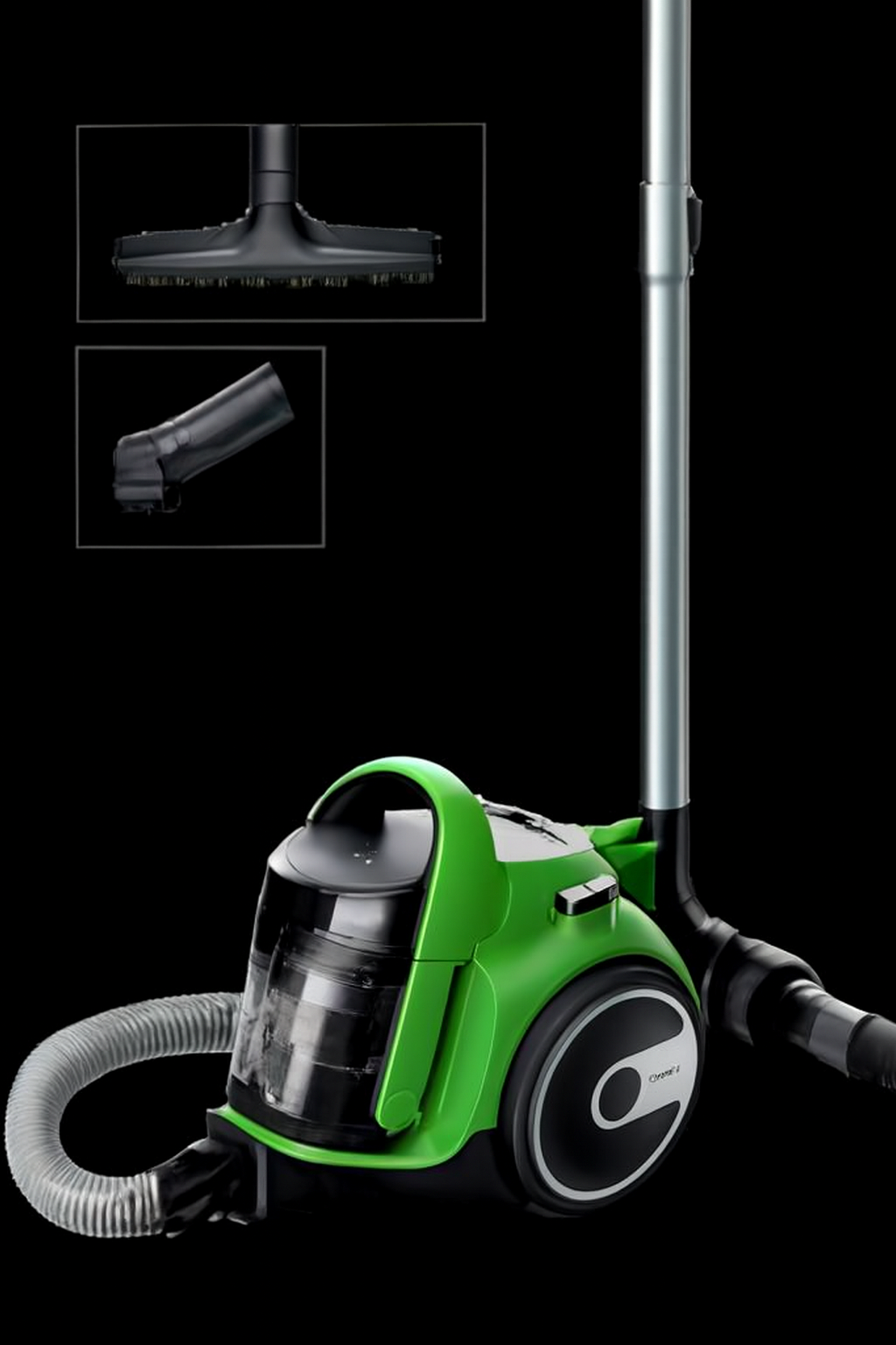 Green Canister Multi-Functional Powerful Vacuum Cleaner – Bagless, Quiet & Efficient for Home Use