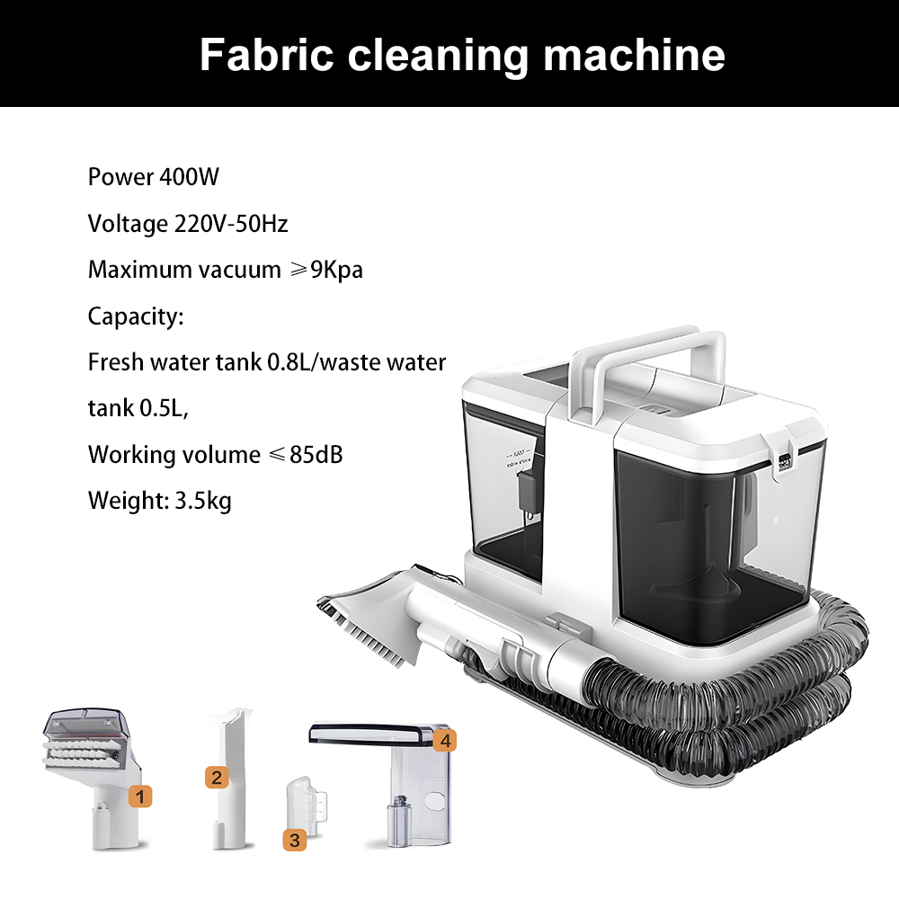 LX-UCVC-C400 400W Multi-Functional Fabric Cleaner – Quiet Wet & Dry Portable Vacuum for Home Use