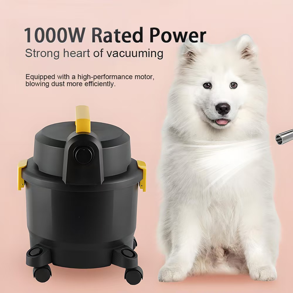 LX-VC-1000W Bucket Hoover Canister Vacuum Cleaner – 15L Capacity, 18kPa Suction, 5m Cord