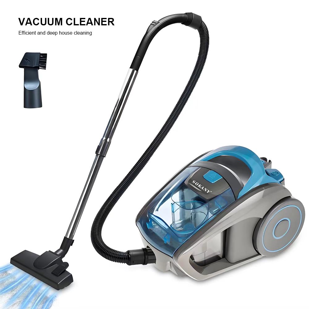 LX-VC-1600W Cyclone Vacuum Cleaner – High-Efficiency HEPA Filter, 2L Dust Tank