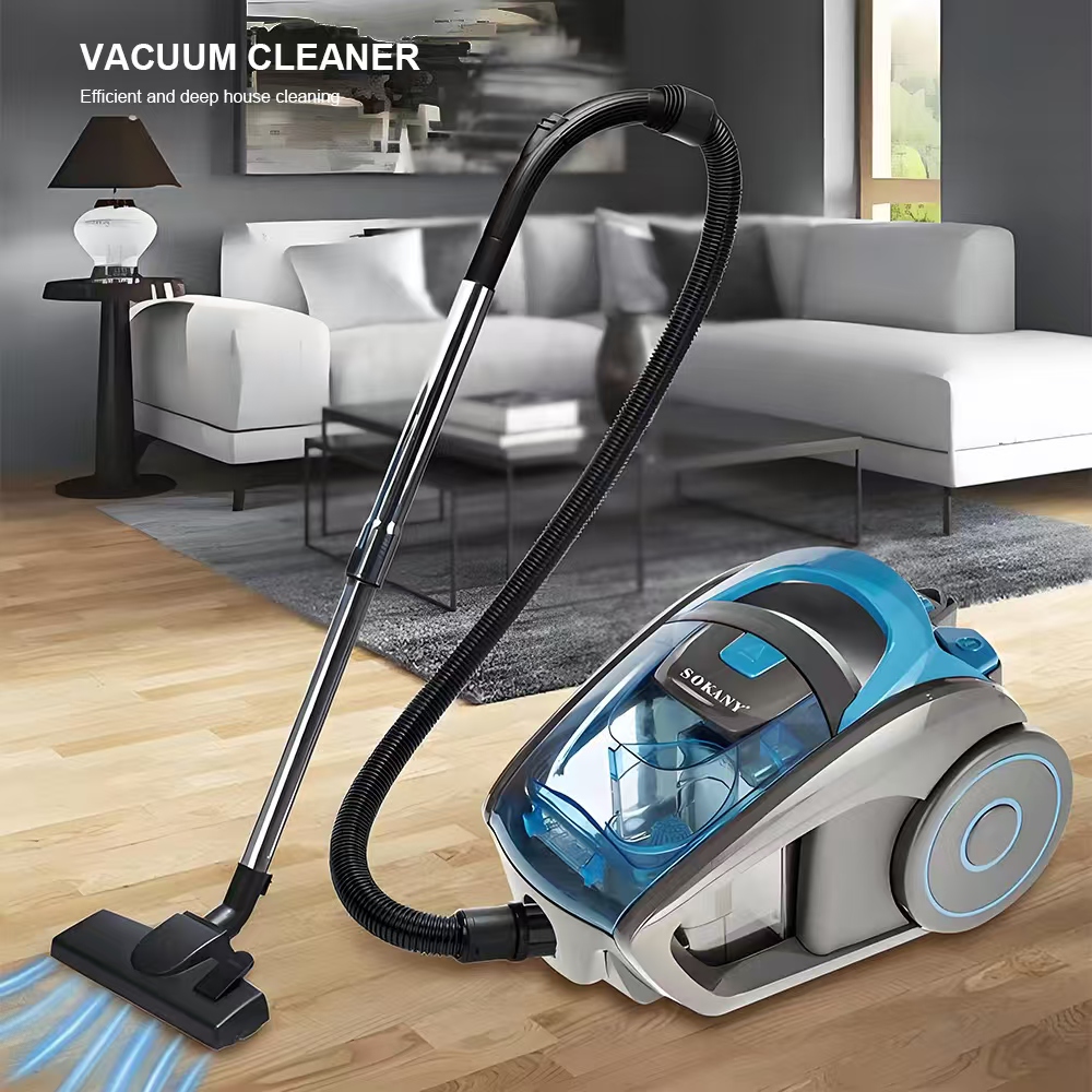 LX-VC-1600W Cyclone Vacuum Cleaner – High-Efficiency HEPA Filter, 2L Dust Tank