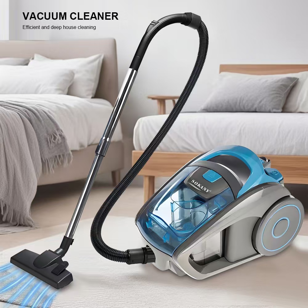 LX-VC-1600W Cyclone Vacuum Cleaner – High-Efficiency HEPA Filter, 2L Dust Tank