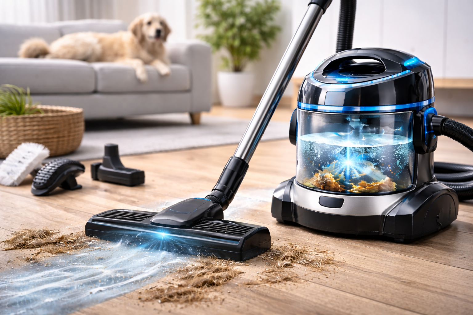 LX-VC-D30L-BL Multifunction Water Filtration Vacuum Cleaner – Pet Hair & Floor Cleaning Innovation