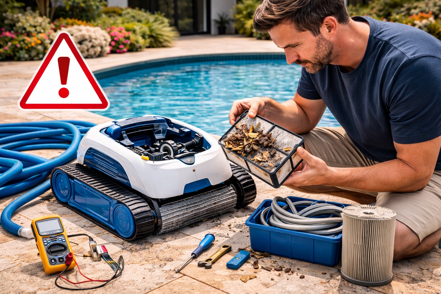 Troubleshooting Kit for Robotic Pool Vacuum Malfunctions