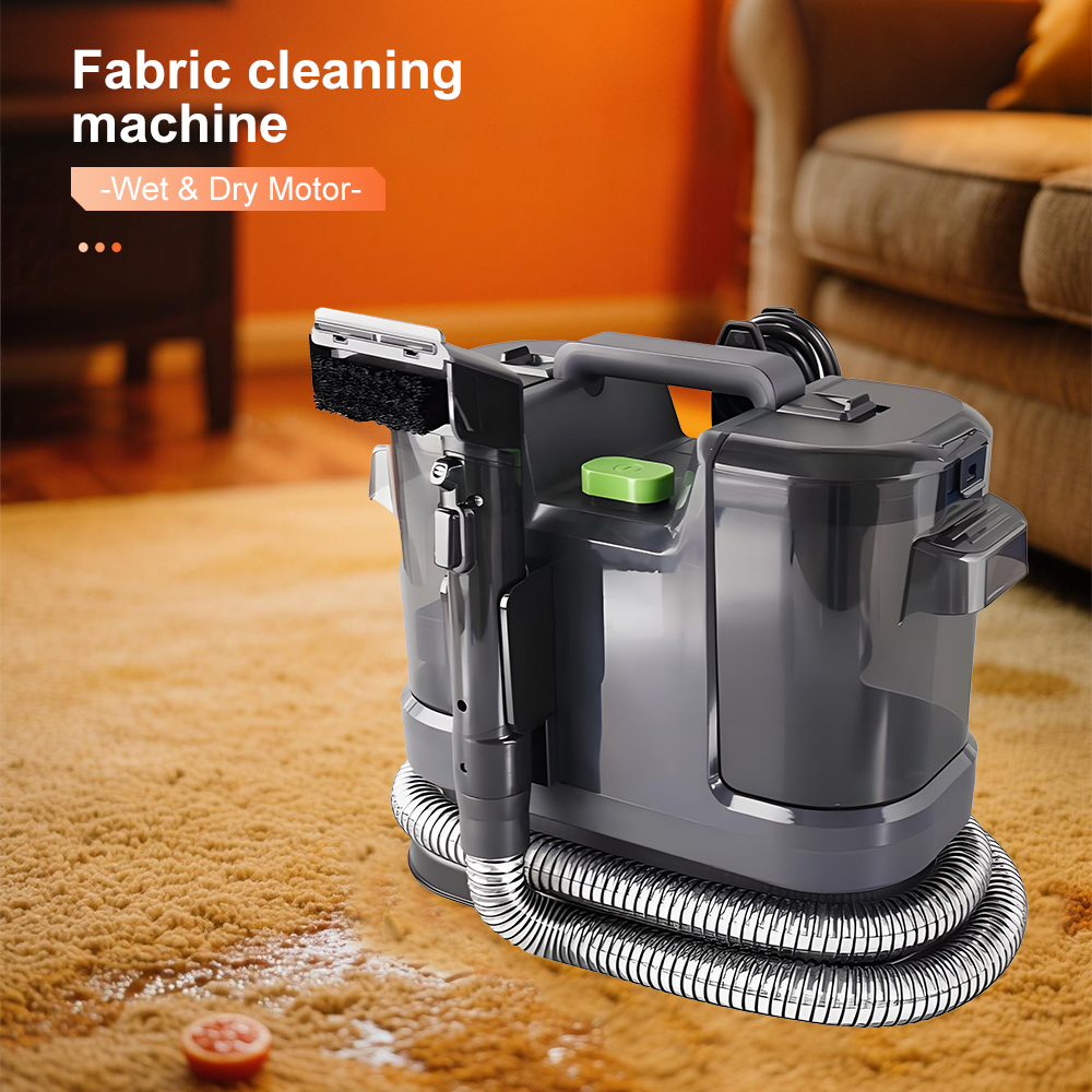 Multi-Functional Portable Fabric Cleaning Machine - 450W High Suction Wet & Dry Vacuum Cleaner