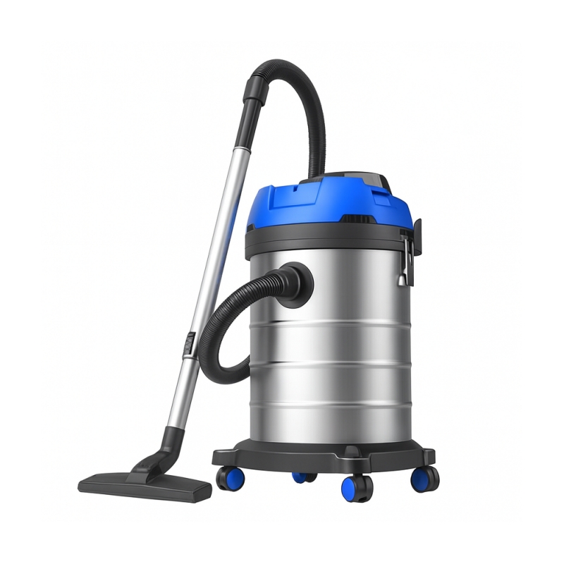 Industrial Wet Dry Vacuum Cleaner with Stainless Steel Tank and Water Filtration