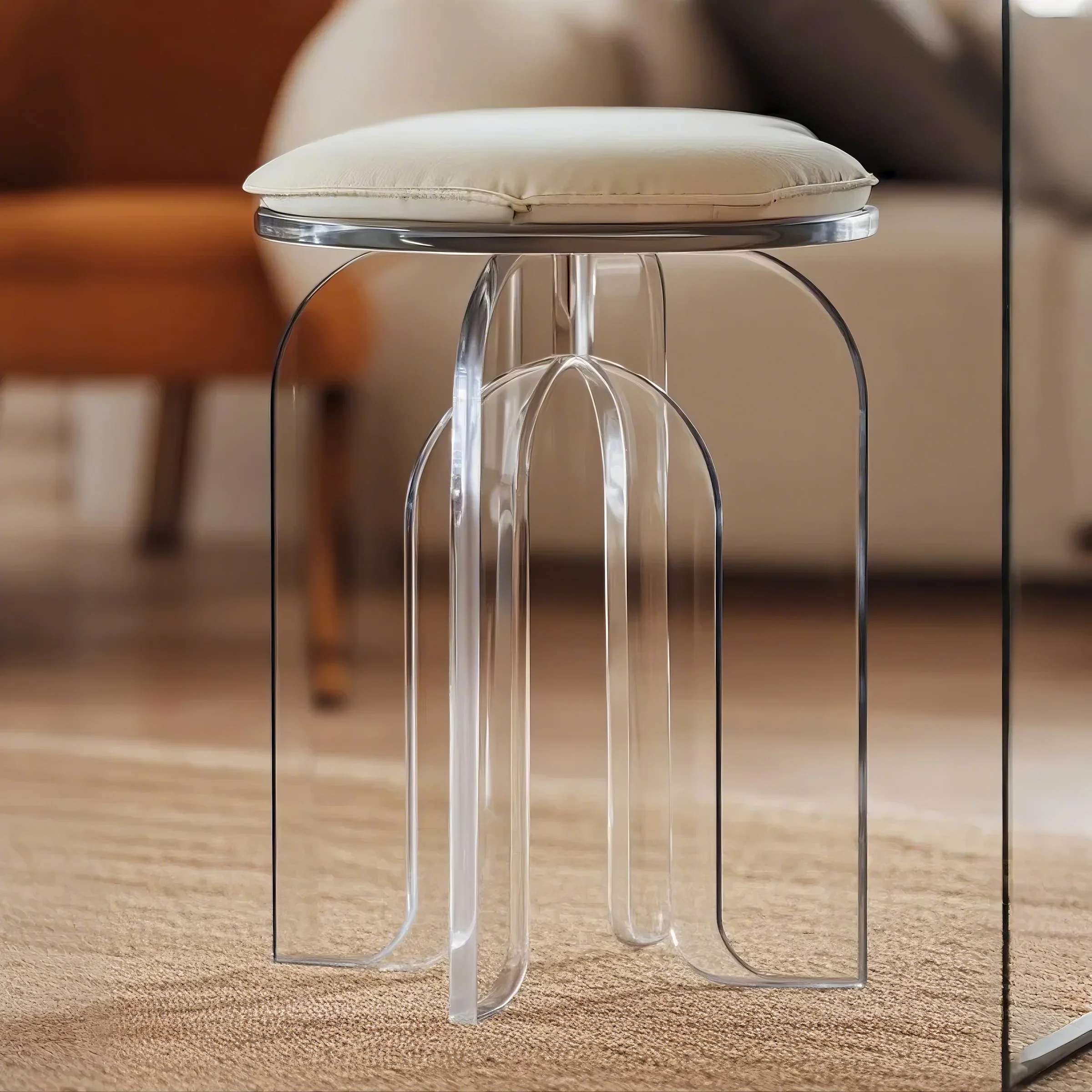 ARCHGLOW Acrylic Vanity Stool Collection