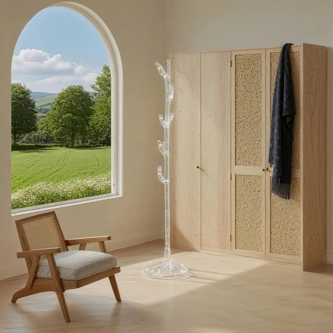 Magpies Happily in the Treetops Coat Rack