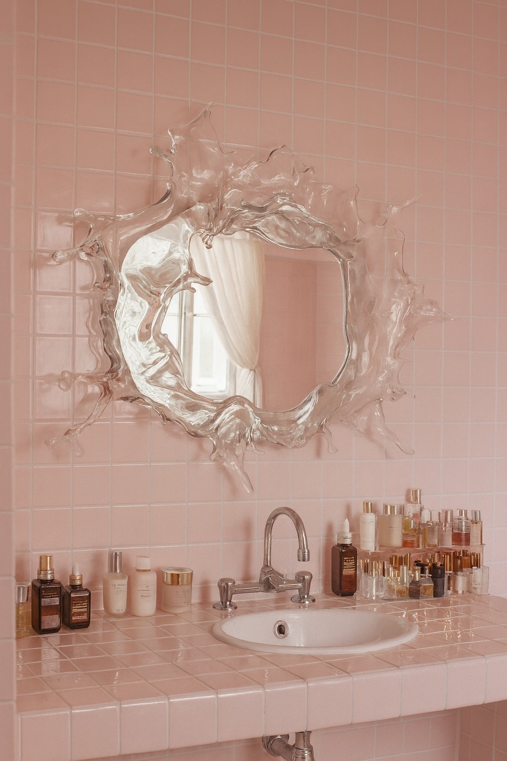 Fluid Symphony Acrylic Mirror