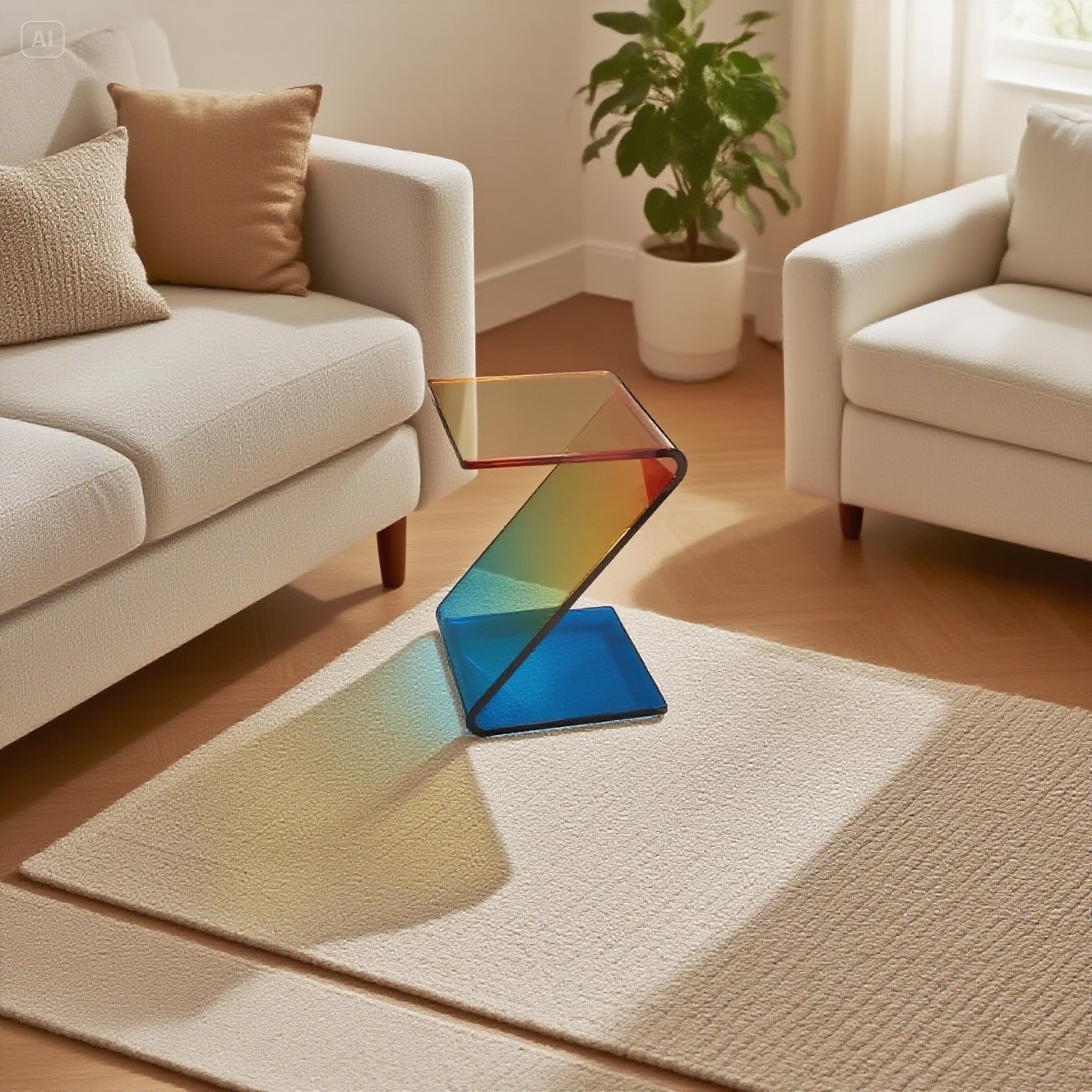Zephyr Dream Acrylic Side Table