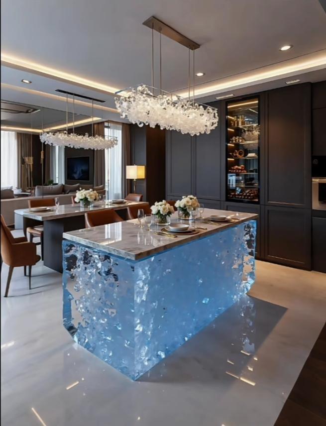 Arctic Blue Crystal Island