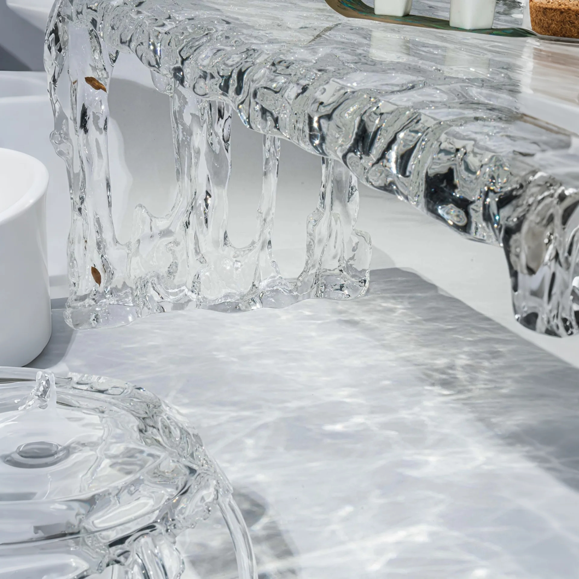 Hearkening the Brook's Whisper Tea Desk