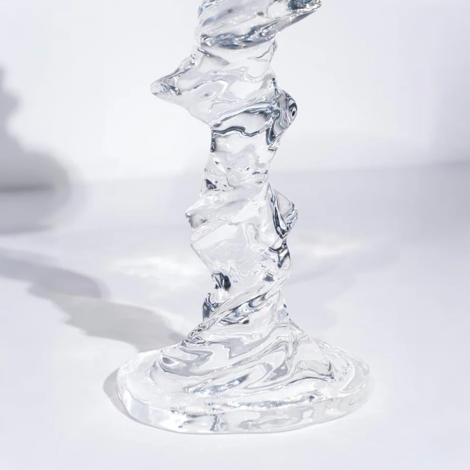 Twister Glow Acrylic Side Table