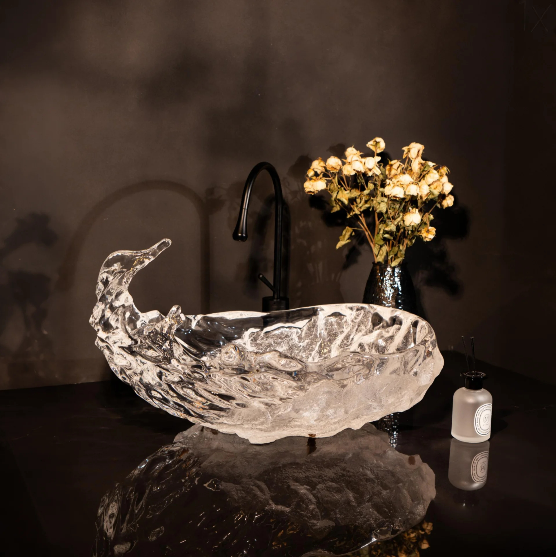 Flowing Mist Acrylic Wash Basin