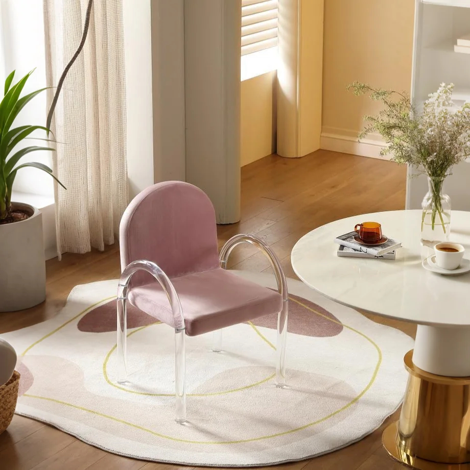 Veluna Arc-Back Acrylic Dining Chair