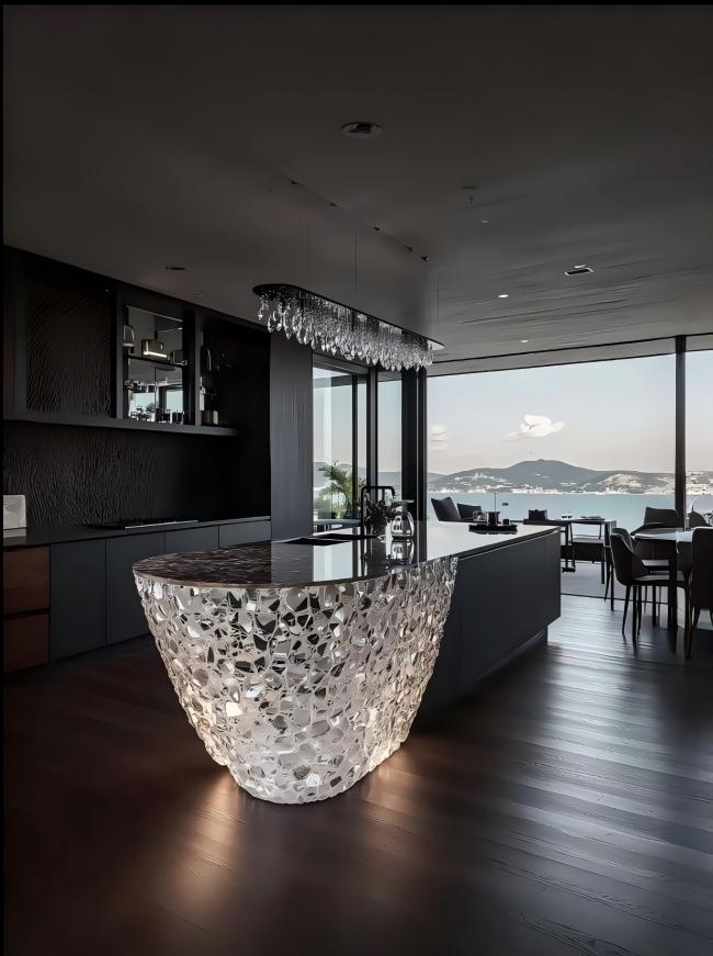 Crystal Shard LED Island 
