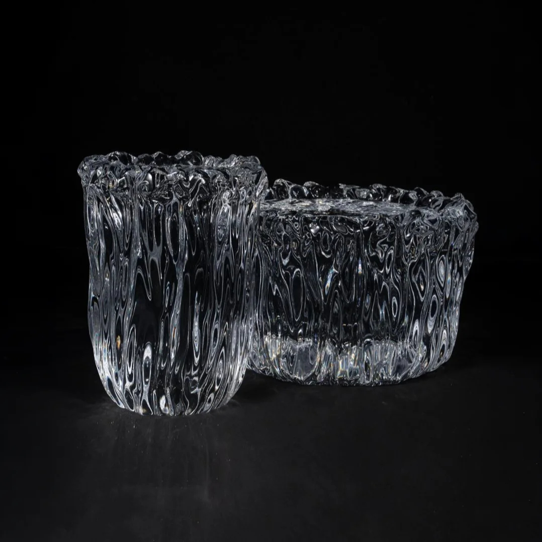 Splash Crystal Acrylic Side Table