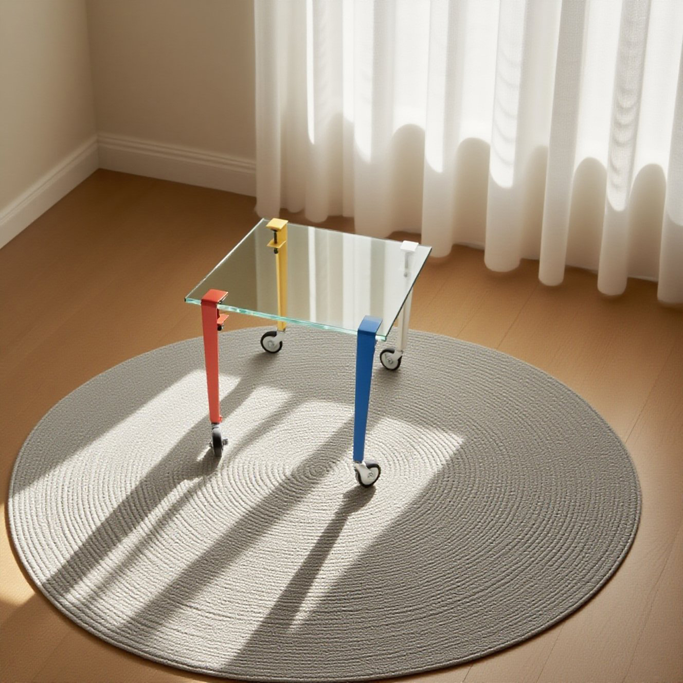 Color Melody Acrylic Small Coffee Table