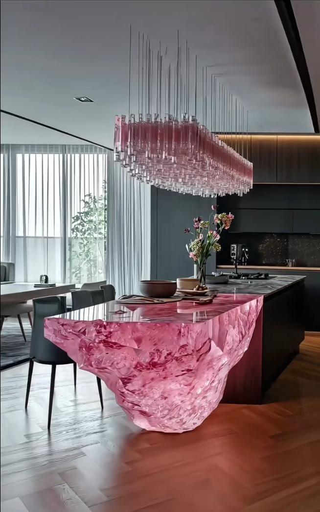 Floating Crystal Island Table